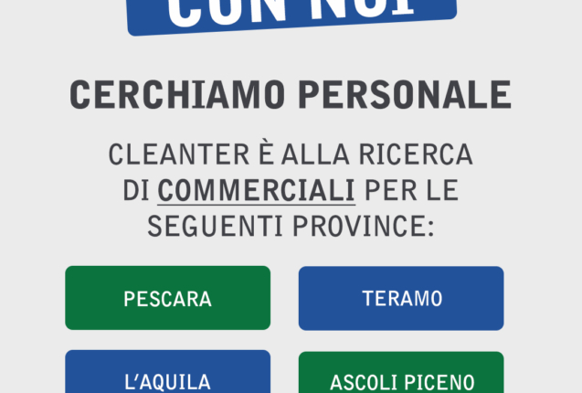 LAVORA CON NOI! CERCHIAMO PERSONALE!